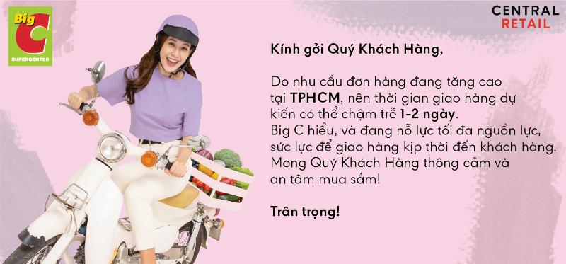 Giao hàng nhanh chóng tại siêu thị GO!