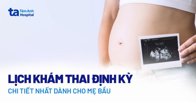Bà bầu khám thai định kỳ