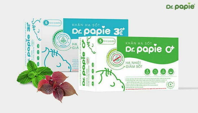 Huong dan cach dung khan ha sot Dr Papie hieu qua