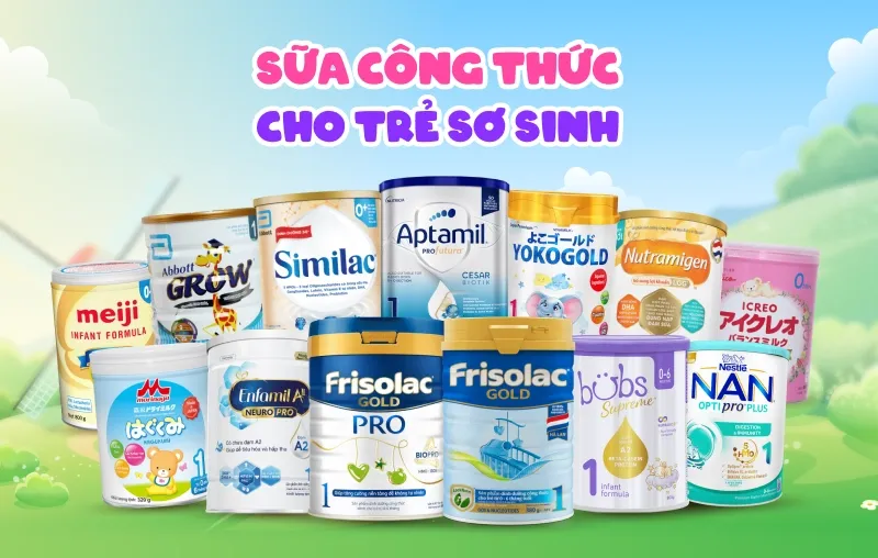 Chọn sữa cho trẻ sơ sinh