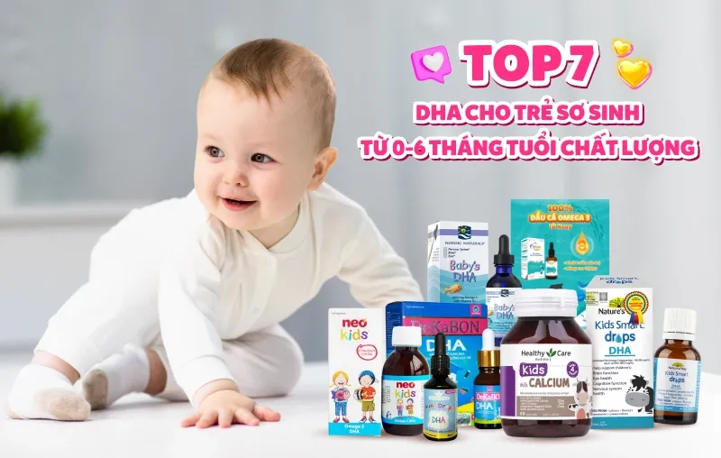 DHA từ tảo biển cho bé