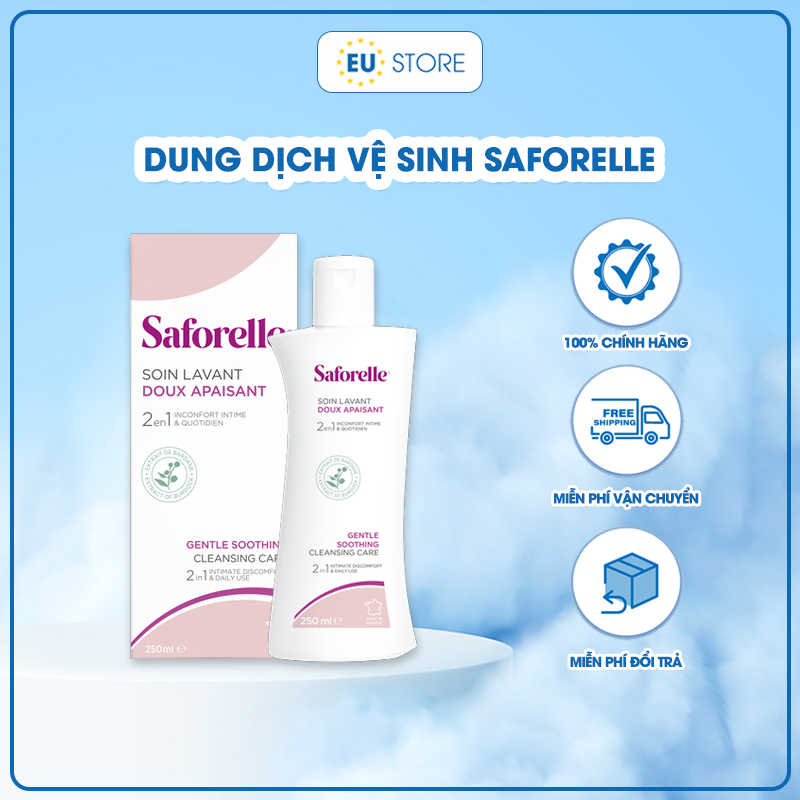 Dung dịch vệ sinh Saforelle lưu ý