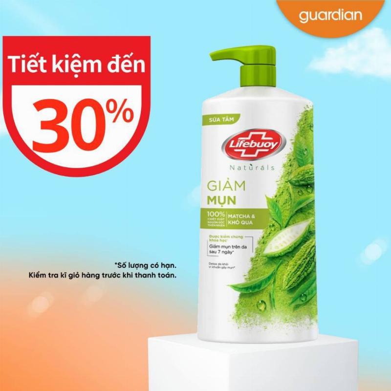 Cua hang uy tin ban sua tam Lifebuoy matcha va kho qua chinh hang