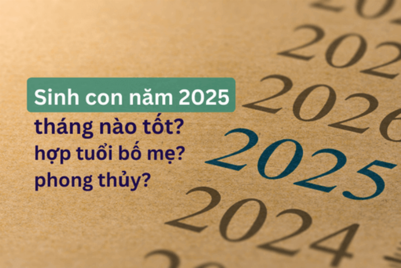 Mẹ bầu chuẩn bị đón con năm 2025
