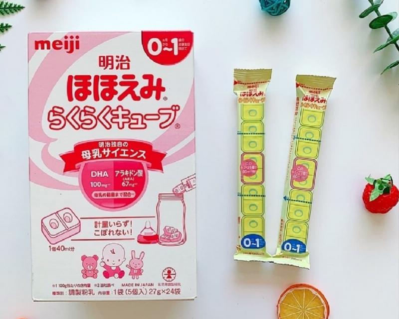 Pha sữa Meiji thanh 0-1 với nước ấm