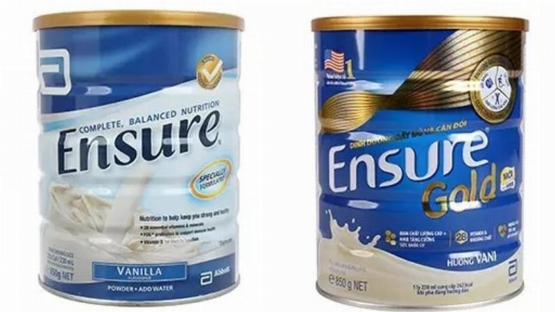 So sánh giá sữa Ovisure Gold với các loại sữa bột khác