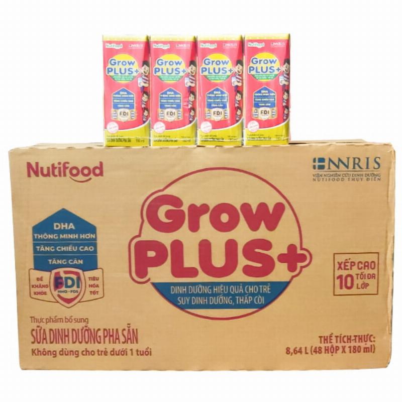 Sữa pha sẵn Grow Plus hộp tiện lợi