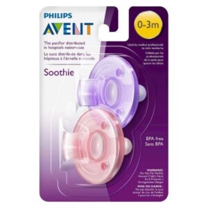 SET 2 TY NGẬM CHỐNG VẨU PHILIPS AVENT BPA FREE SOOTHIE PACIFIER TỪ 0_3 M