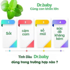 TINH DẦU HÚNG CHANH DR.BABY