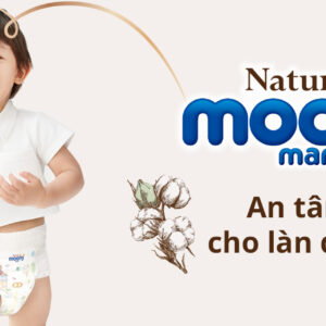 Bỉm tã quần Moony Natural bông hữu cơ các size