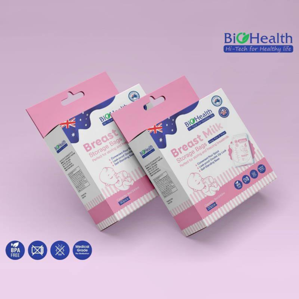 TÚI TRỮ SỮA BIOHEALTH 250ML 30 TÚI