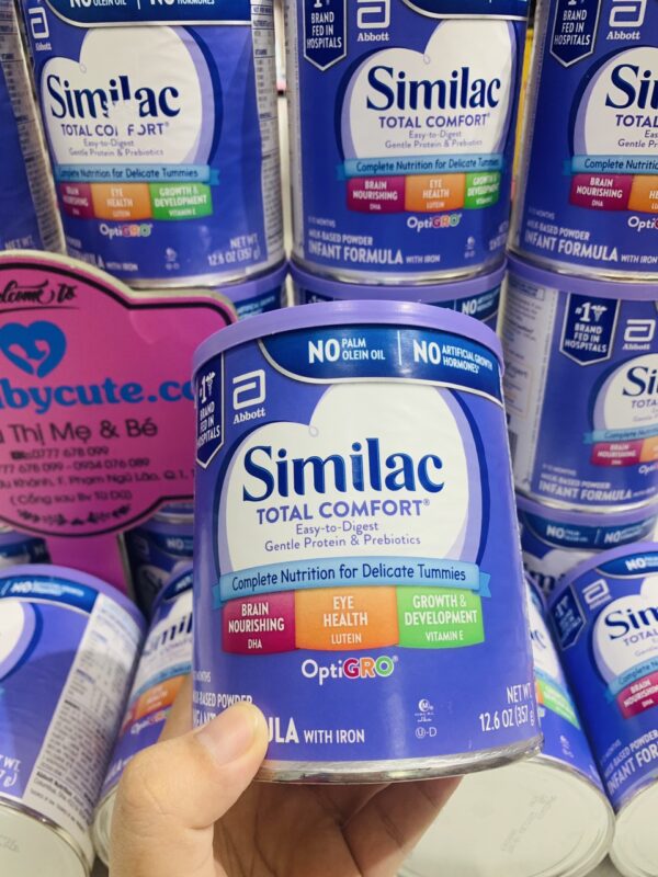 Sữa Bột Similac Total Comfort lon tím hỗ trợ hệ tiêu hóa 357g cho bé 0-12 tháng