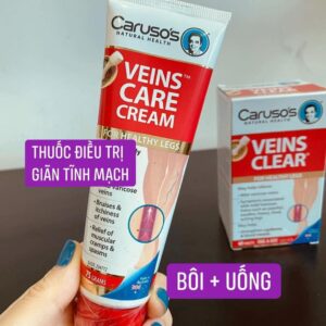 Kem Bôi Giãn Tĩnh Mạch Carusos Veins Care Cream 75Gr Của Úc