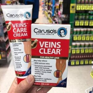 Kem Bôi Giãn Tĩnh Mạch Carusos Veins Care Cream 75Gr Của Úc