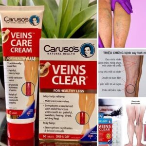 Kem Bôi Giãn Tĩnh Mạch Carusos Veins Care Cream 75Gr Của Úc