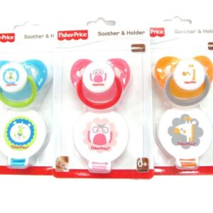 Núm/ti giả silicone kèm dây đeo Fisher Price