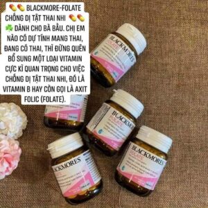 VIÊN UỐNG BLACKMORES FOLATE CHỐNG DỊ TẬT THAI NHI