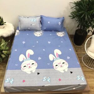 Ga chống thấm Cotton Hàn Quốc drap cho bé nằm trực tiếp, không nóng bí, sột soạt