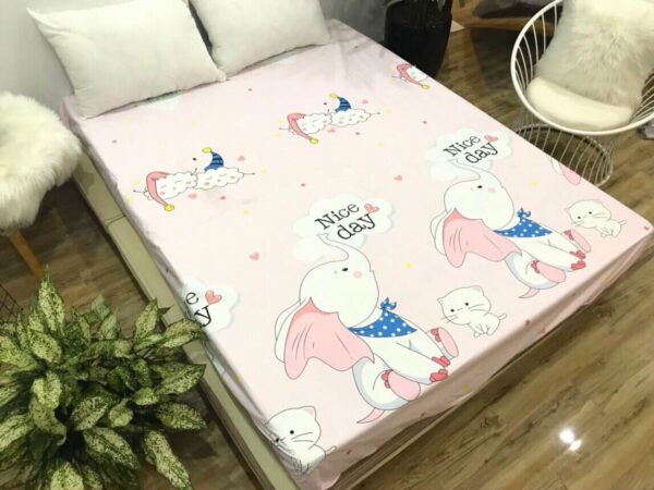 Ga chống thấm Cotton Hàn Quốc drap cho bé nằm trực tiếp, không nóng bí, sột soạt