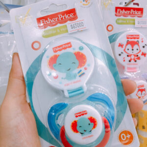 Núm/ti giả silicone kèm dây đeo Fisher Price