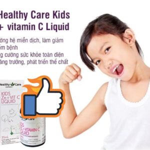 Siro Healthy Care Kids Zinc + Vitamin C Liquid 25ml Cho Bé Ăn Ngon Tăng Sức Đề Kháng