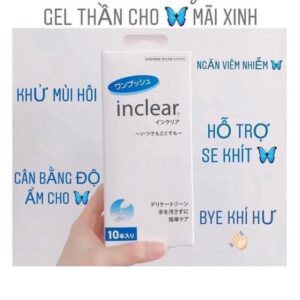 Đũa thần Inclear Kiesn dung dịch vệ sinh phụ nữ Nhật Bản  ( Hộp 10 que )