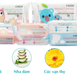 KHĂN ƯỚT CAO CẤP K-MOM HÀN QUỐC (100C)