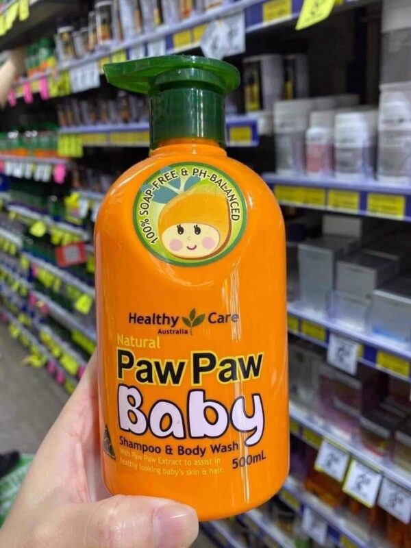 Sữa Tắm Gội Đu Đủ Tươi 2in1 Paw Paw Baby