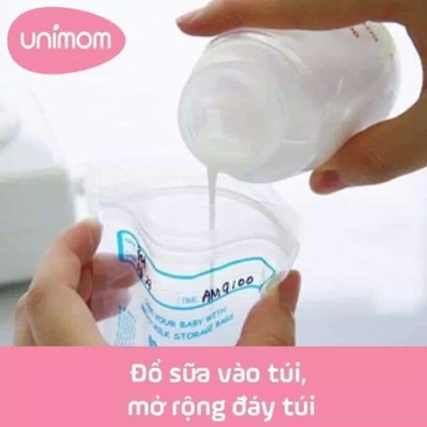 Hộp 60 - Túi trữ sữa Unimom Hàn Quốc 210ml không có BPA