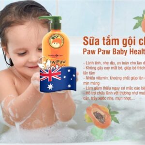 Sữa Tắm Gội Đu Đủ Tươi 2in1 Paw Paw Baby