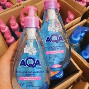 Dung dịch vệ sinh AQA Baby Nga dành cho bé gái , bé trái dạng gel 250ml (từ 0-8y)