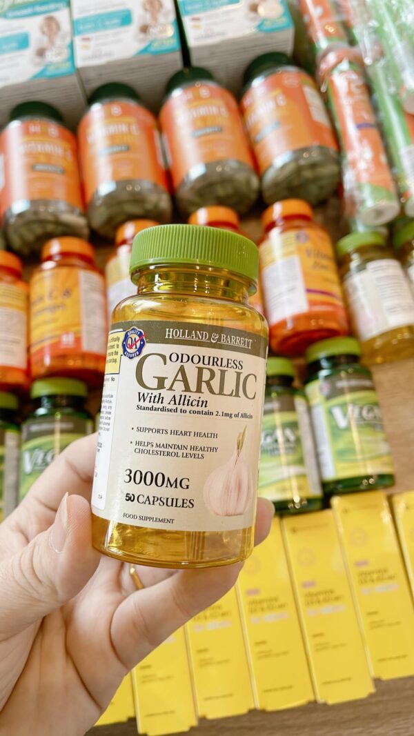 Tinh Dầu Tỏi Garlic Oil Của Holland & Barrett 3000mg Anh Quốc