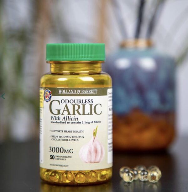 Tinh Dầu Tỏi Garlic Oil Của Holland & Barrett 3000mg Anh Quốc