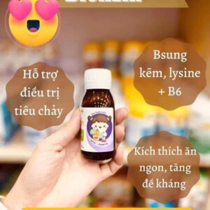 BIOLIZIN - Bổ sung Kẽm hữu cơ,Lysin,Vitamin B6, giúp bé ăn ngon, tăng đề kháng (lọ 50 ml)