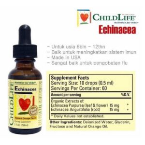 Siro Tăng Đề Kháng Và Miễn Dịch Childlife Echinacea Dạng Giọt