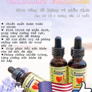 Siro Tăng Đề Kháng Và Miễn Dịch Childlife Echinacea Dạng Giọt