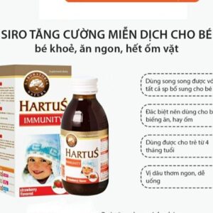 SIRO HARTUS IMMUNITY TĂNG CƯỜNG SỨC ĐỀ KHÁNG CHO TRẺ