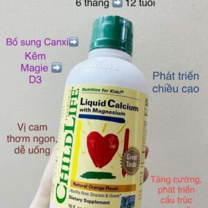 Vitamin ChildLife 473ml CANXI + MAGIE dạng sữa