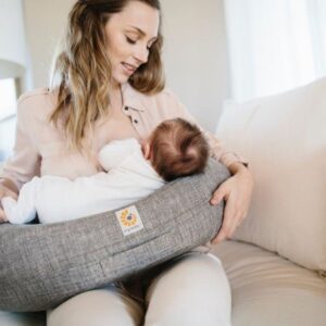 Gối cho bé bú Ergobaby Pillow Xám chính hãng