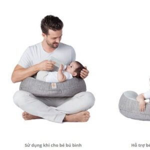 Gối cho bé bú Ergobaby Pillow Xám chính hãng