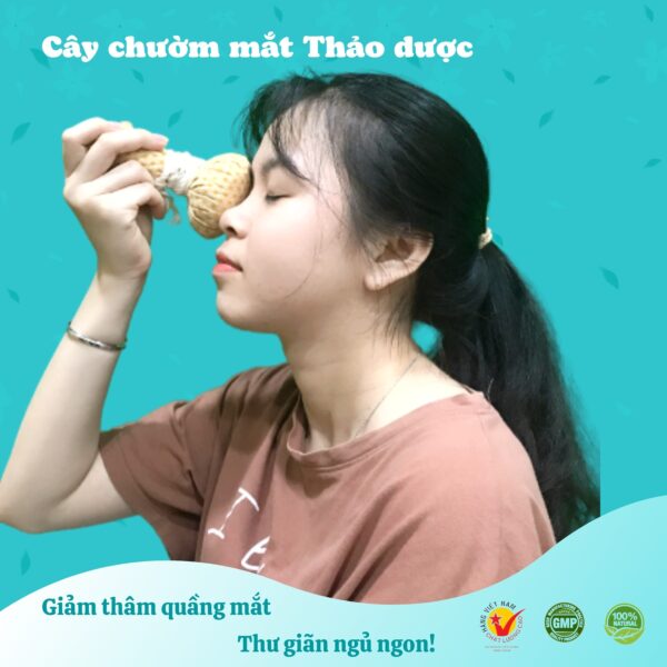 Cây Muối chườm mắt Thảo Dược 100gr Sasi Mama - Giảm thâm quầng mắt , Thư giãn Bảo Nhiên