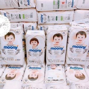 Bỉm tã quần Moony Natural bông hữu cơ các size