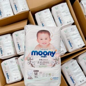 Bỉm tã quần Moony Natural bông hữu cơ các size