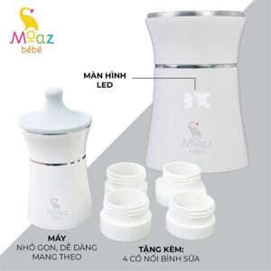 MÁY HÂM SỮA DI ĐỘNG KHÔNG DÂY MOAZ BÉ BÉ MB-041