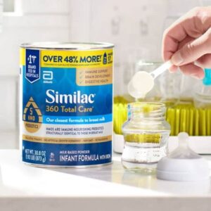 Sữa bột Similac 360 Total Care 5 HMO Prebiotics cho bé từ 0-12 tháng 874g