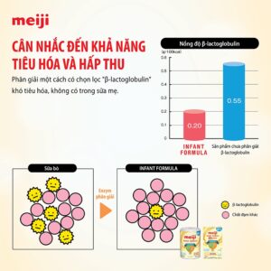 Sữa Bột Meiji số 0 Nội Địa Nhật 800g cho bé từ 0-12 tháng