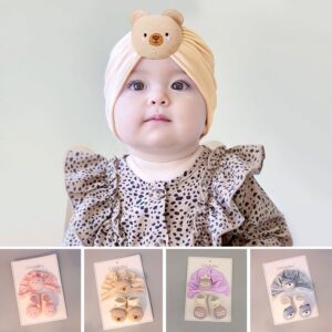 Phụ kiện Set Turban kèm tất Chicbaby cho bé