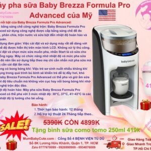 MÁY PHA SỮA BABY BREZZA FORMULA PRO ADVANCED CỦA MỸ