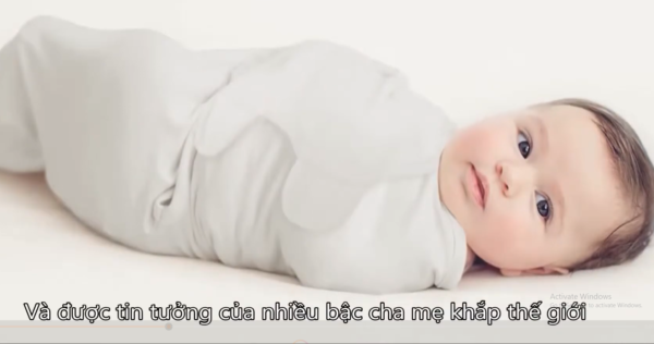 Chăn quấn xanh lơ L Summer Infant