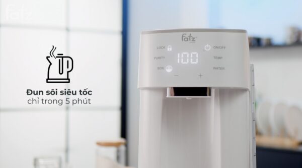 BÌNH ĐUN VÀ HÂM NƯỚC PHA SỮA THÔNG MINH FATZBABY - SMART 2 - FB3817TN